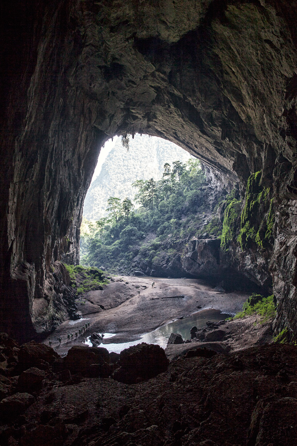 Ausgang von der Hang En Höhle, hier wurde der neue Peter Pan Film gedreht.