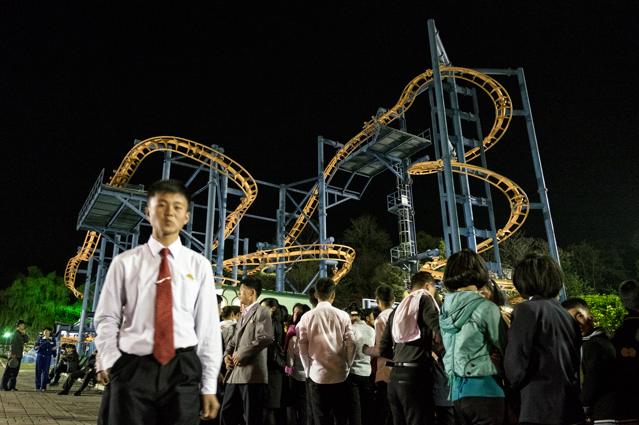 Vergnügungspark in Pyongyang.